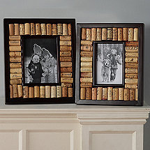 Wine Cork Picture Frame Kit Collection (Espresso Finish)