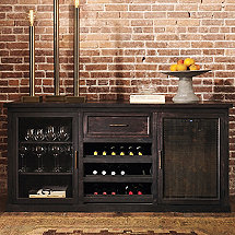 Montagny Brass Mesh Credenza