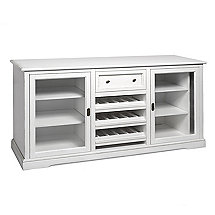 Siena Wine Credenza - Antique White
