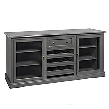 Siena Wine Credenza - Antique Gray