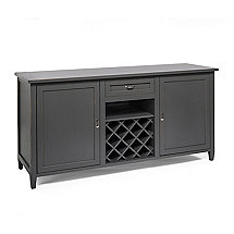 Firenze Wine and Spirits Credenza (Antique Gray)