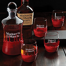 Maker's Mark Hand-Dipped Decanters & Glasses Set