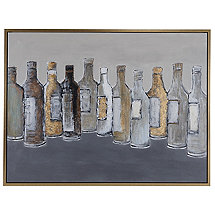 'Rare Vintage III' Hand-Painted Framed Canvas Art