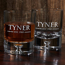 Personalized Lexington Whiskey Glasses (Set of 2)