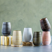 Metallic Spiral Tumblers (Set of 6)