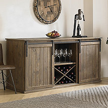 Mesa Sliding Barn Door Credenza (Outlet A)
