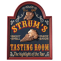 Personalized Tasting Room Sign