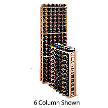 Redwood Modular Wine Rack Kit - 63 Bottle 3 Column