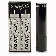 Cork Pops III Corkscrew Replacement Cartridges (Set of 2)