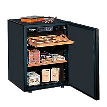 EuroCave Cigar Humidor (Black - Solid Door)