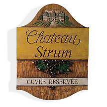 Personalized Chateau Sign