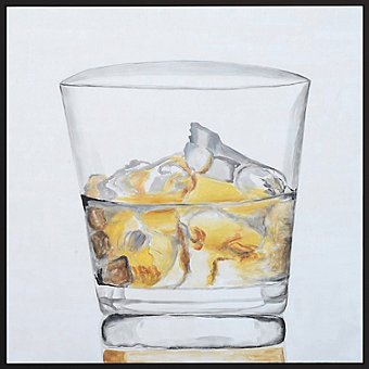 'On The Rocks' Hand-Painted Framed Canvas Art