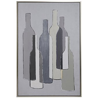 'Rare Vintage II' Hand-Painted Framed Canvas Art