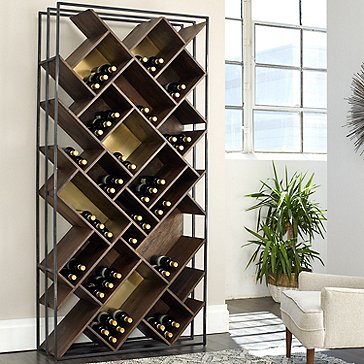 Laiton Br Wood And Iron Wine Rack Laiton Br Wood And Iron Wine Rack