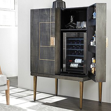 Bar Cabinet With Wine Fridge