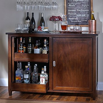 Mesa Sliding Barn Door Cabinet Wine Enthusiast