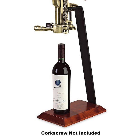 Counter Top Mounted Lever Arm Corkscrew Wine Bottle Opener