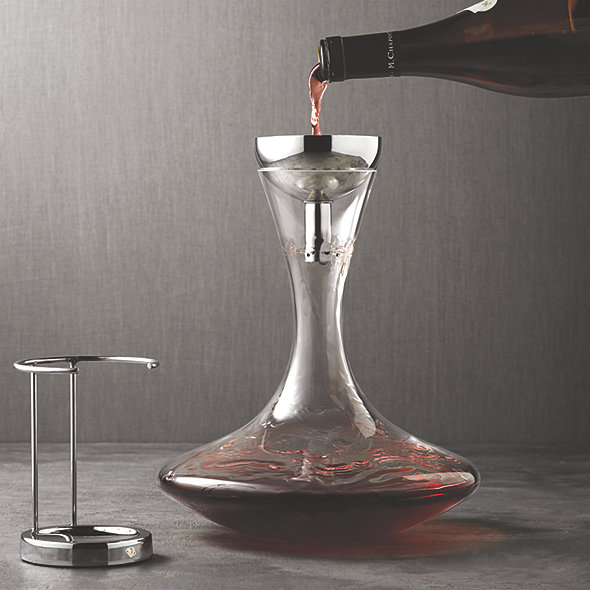 Glass Wine Decanting Aerator Funnel for Decanters Home & Kitchen
