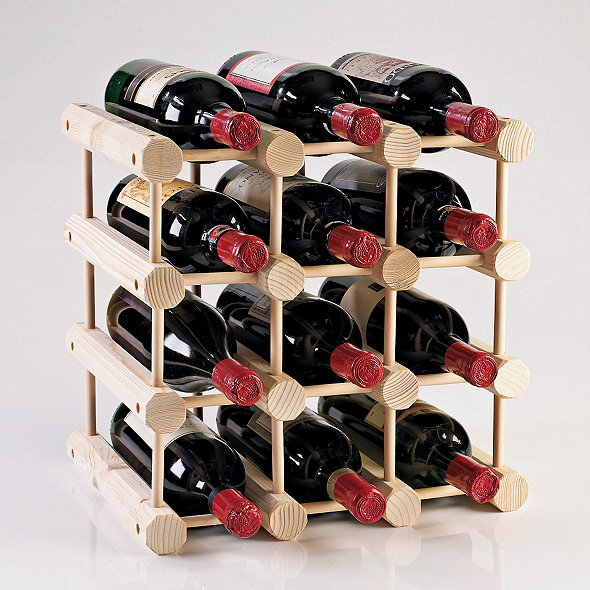 Modular 12 Bottle Wine Rack Natural Wine Enthusiast