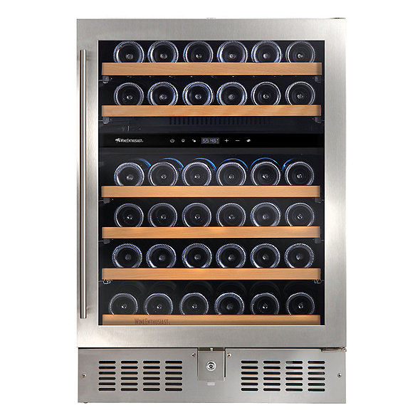 n finity double s dual zone wine cellar