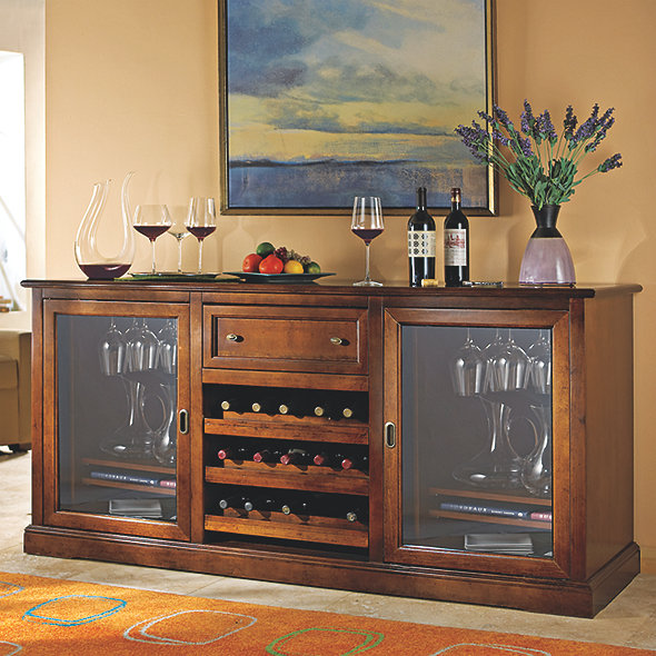 Siena Wine Credenza Wine Enthusiast