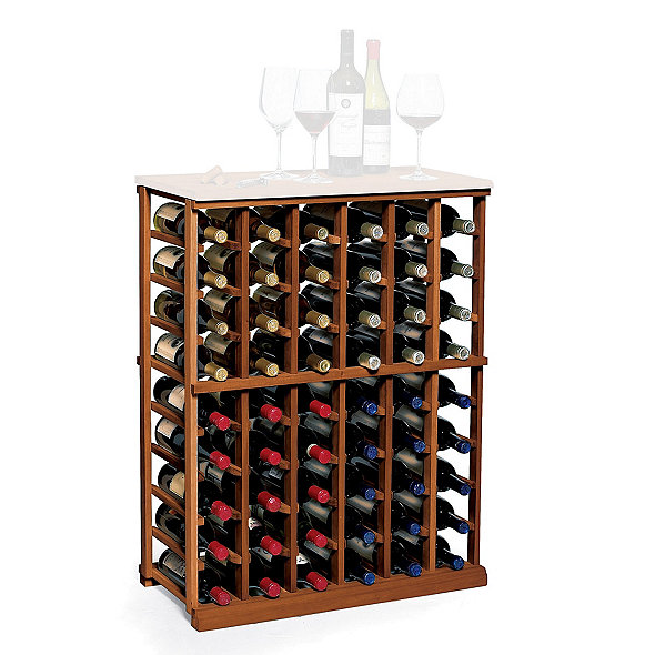 Threshold 9 Bottle Free Standing Metal Wine Rack Holder Stand Small Compact