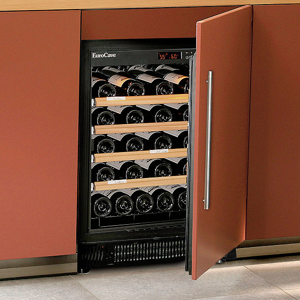 Eurocave Performance 59 Built In Wine Cellar Right Hinged Custom Panel Door Wine Enthusiast