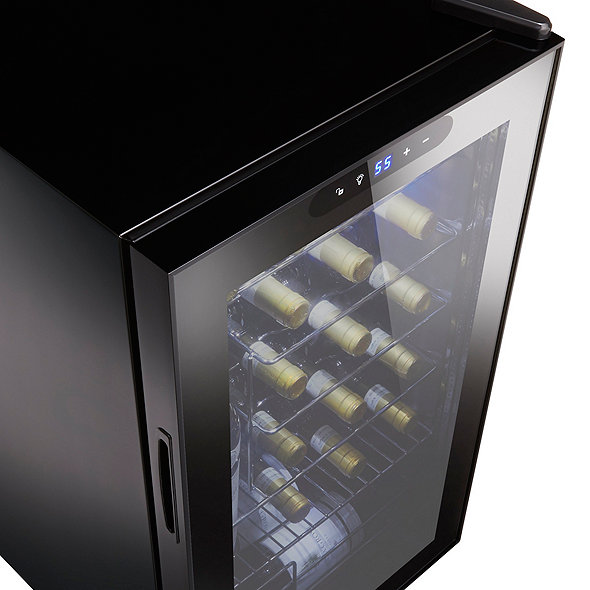 Wine Enthusiast 24Bottle Compressor Wine Cooler with Upright Bottle