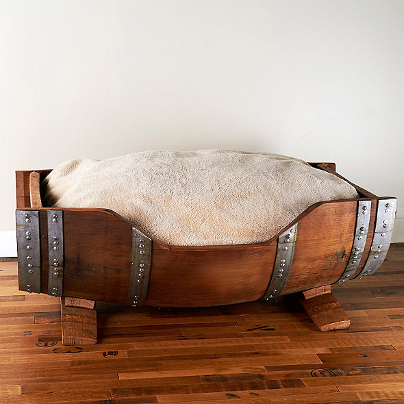 Wine Barrel Pet Bed Large