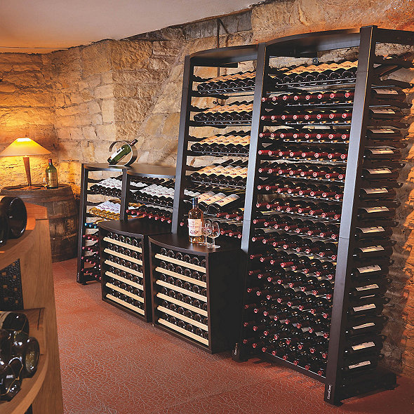 Eurocave Modulosteel Half Column Wine Rack Add On Wine Enthusiast