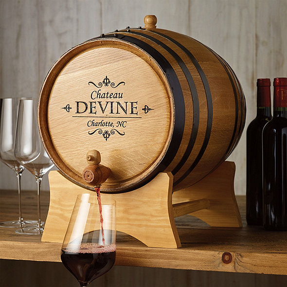 20 Liter Barrel Beverage Dispenser (Personalized) Wine Enthusiast
