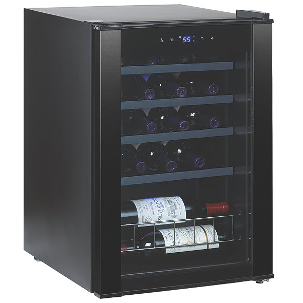 20Bottle Evolution Series Wine Refrigerator (Black Stainless Steel