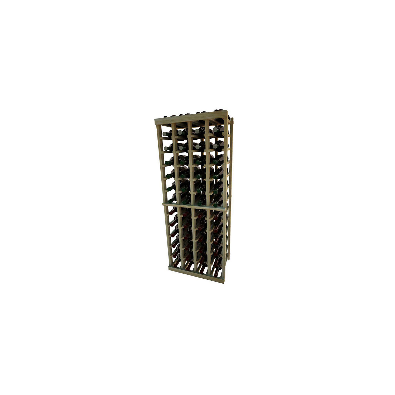 Napa Vintner Stackable Wine Rack 4 Column Individual Enthusiast Preparing Zoom