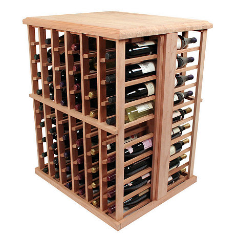 Sonoma Designer Wine Rack Kit - 108 Bottle Tasting Table - Wine Enthusiast