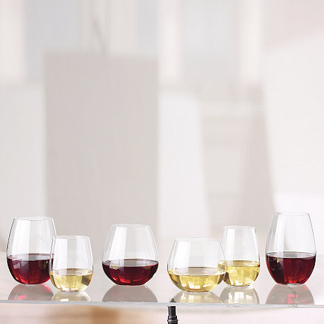 riedel stemless wine glasses