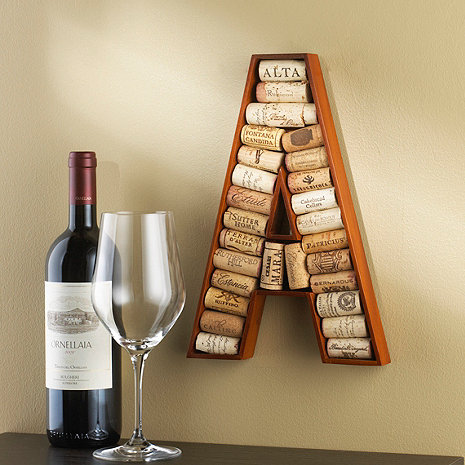 Alphabet Letter Wine Cork Kit - Wine Enthusiast