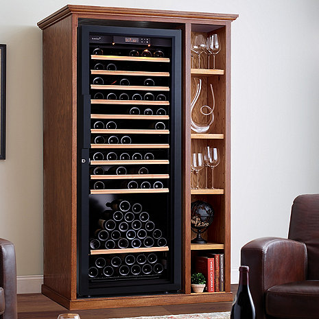 Custom Wine Cellar Cabinet With Shelves - Wine Enthusiast