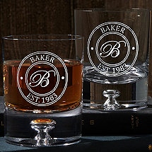 Personalized Lexington Whiskey Glasses (Set of 2)